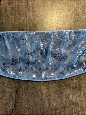 Light Blue/Gray Sequin Bandeau